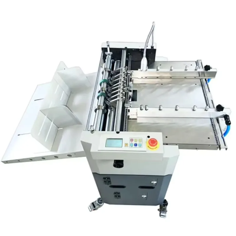 【Industrial】660mm Automatic NCR Paper Creasing Perforating Machine Paper Sheet Scoring Machine Paper Card Creasing Machine