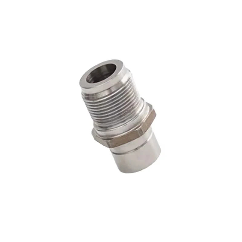 

Customized stainless steel CNC machining machinery special hexagonal screw joint external thread connector