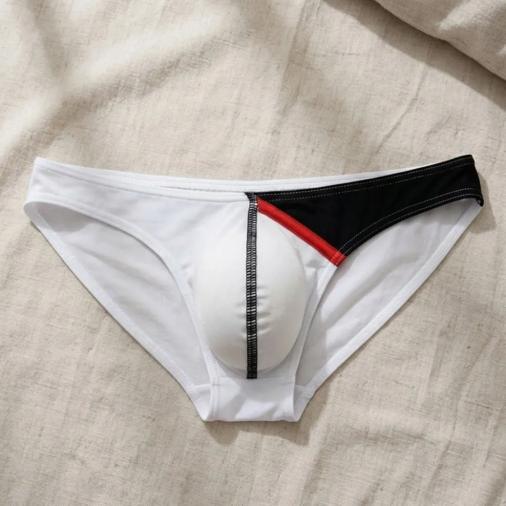 

Creative Thin Men's Triangle Panties Low Waist Breathable Men's Underwear Lingerie T Back Briefs Summer
