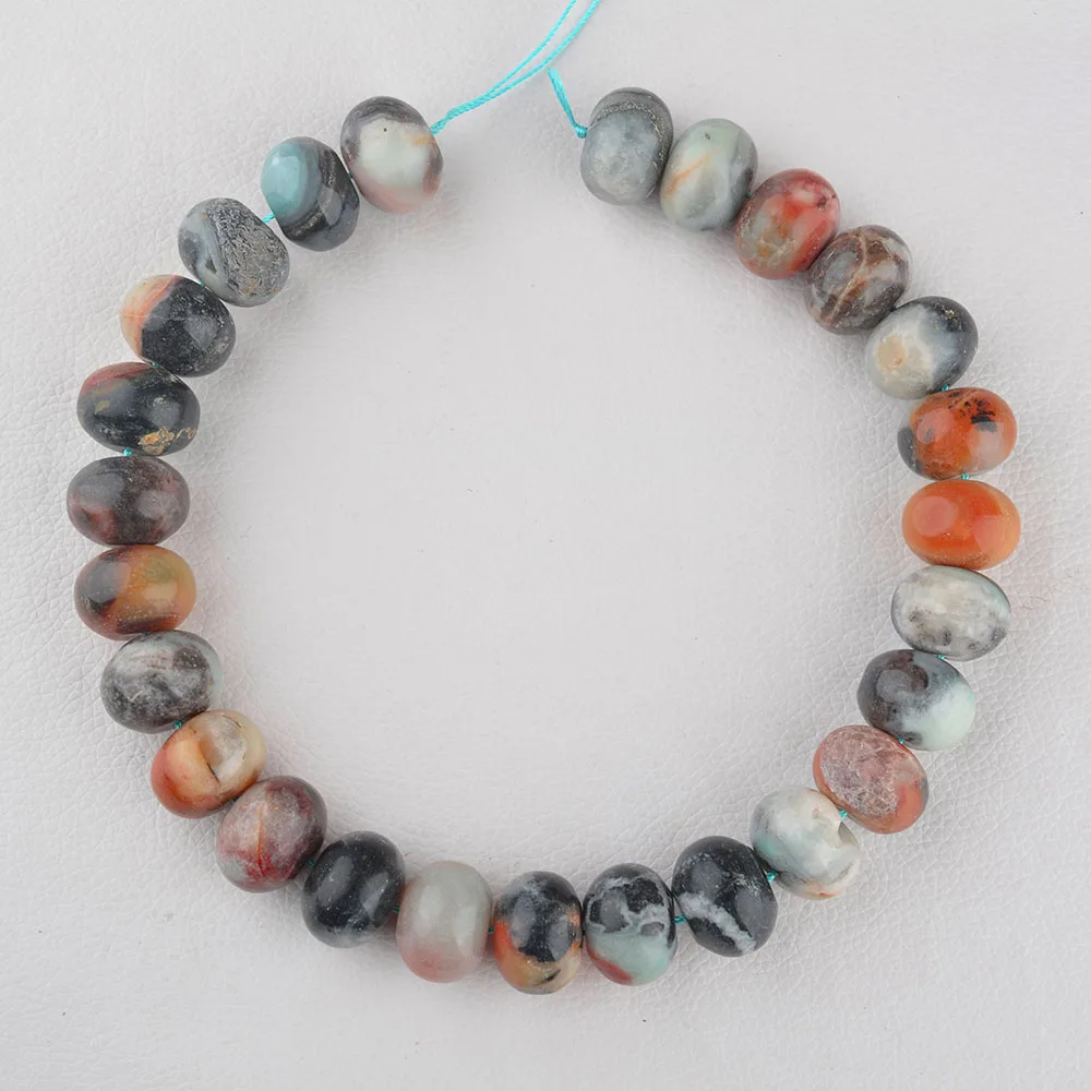 

Natural Multi Color Amazonite Abacus Beads Loose Beads 15.5" Strand Jewelry Making DIY