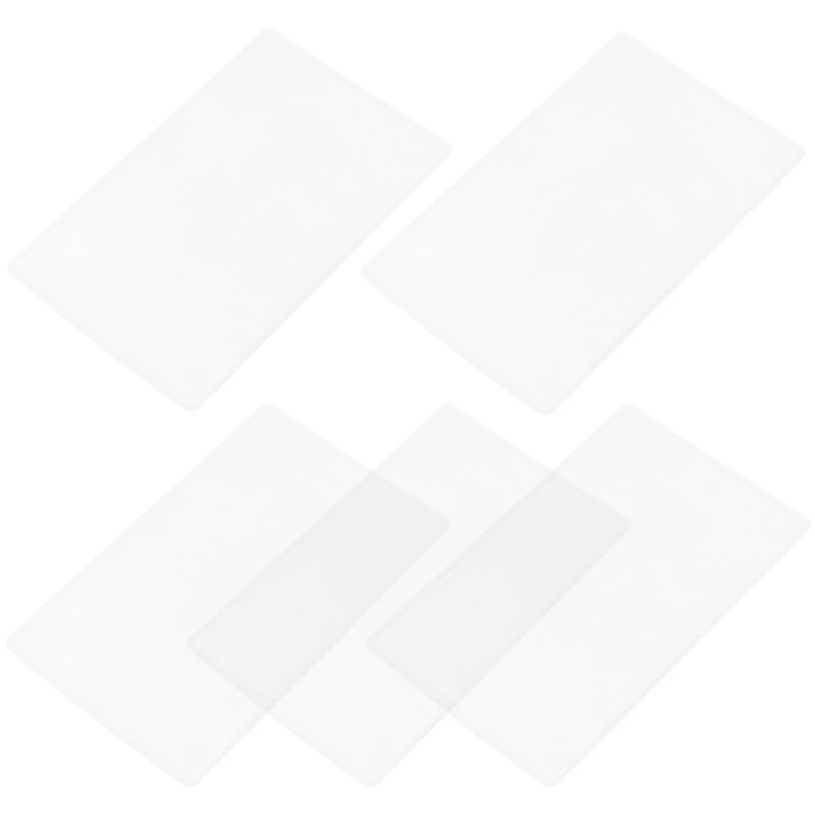 5Pcs Transparent PVC Id Card Sleeve Protector High Clarity Ultrathin Design for Business Credit Social Security Cards