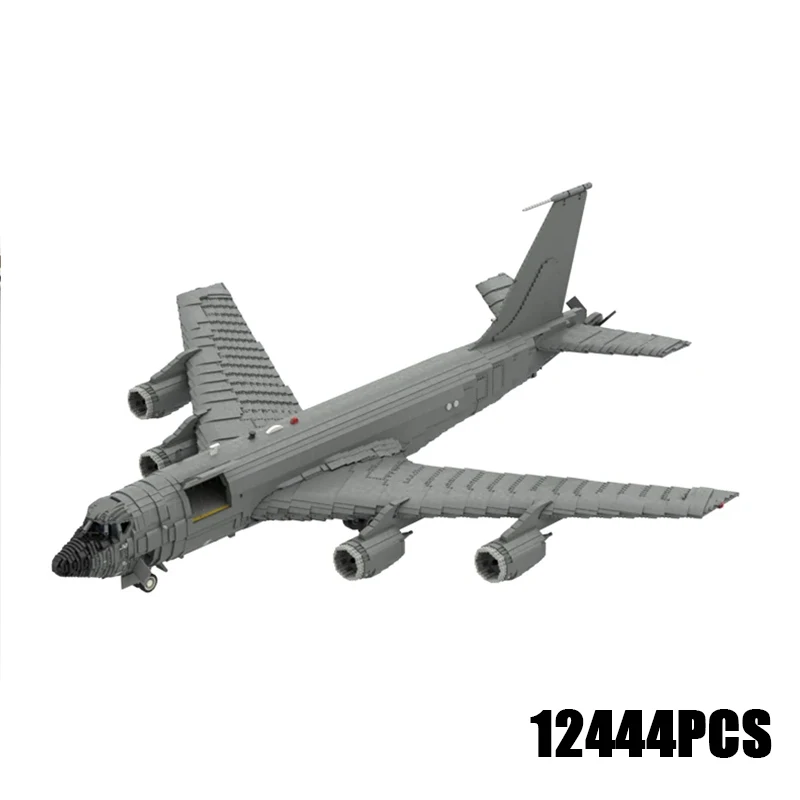 

Строительные блоки Moc, Военная серия WW2 KC-135R Stratotanker, модель самолета, технология, кирпичи, сборка самолета «сделай сам», игрушки для детей