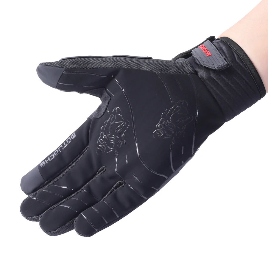 قفازات شاشة تعمل باللمس للرجال، قفازات كاملة الأصابع للدراجات النارية على الطرق الوعرة، قفازات واقية للسباق، غلاف صلب واقٍ مضاد للانزلاق