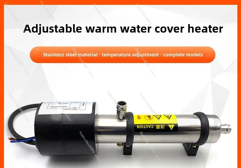 Diesel Generator Set Water Jacket Heater Adjustable Temperature Engine Stainless Steel Coolant Preheating Device