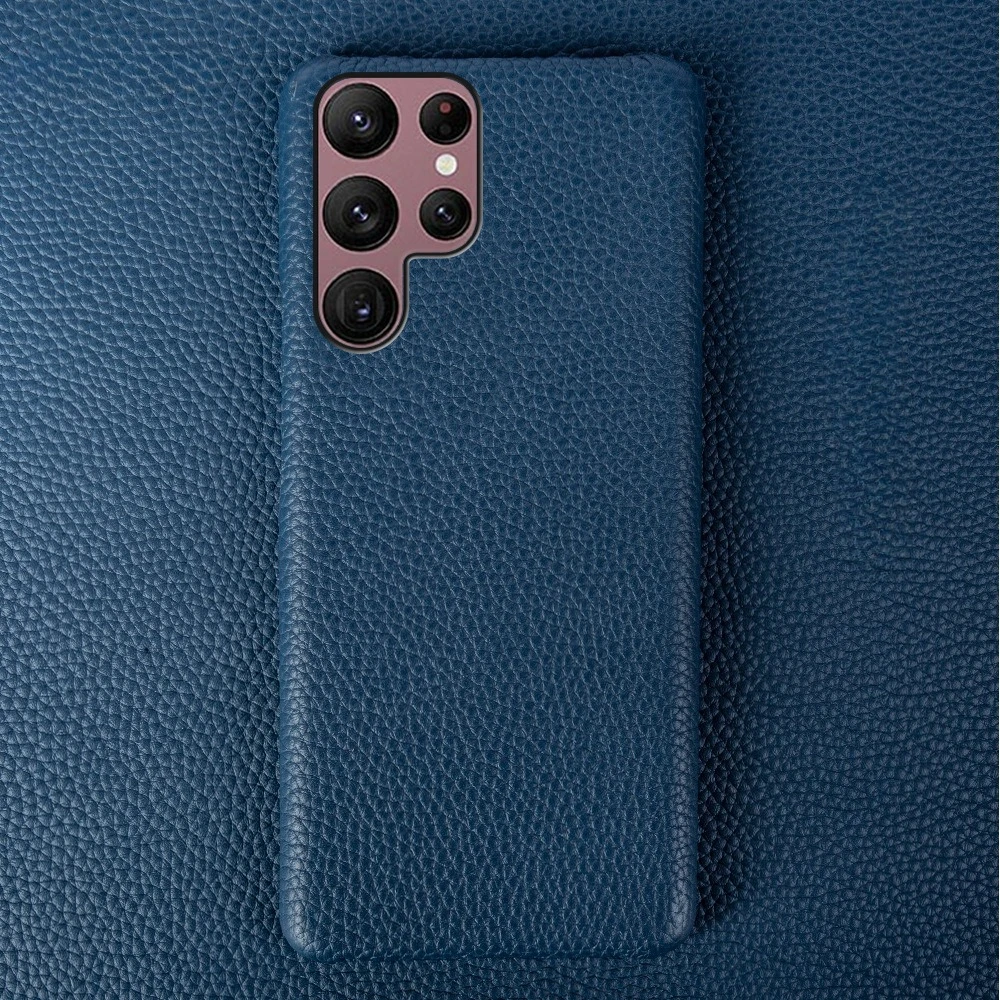For SAMSUNG S25 CASE Genuine Leather Cases S20FE S21Ultra S22 S23 Plus phone Cover Coque Protective Shell