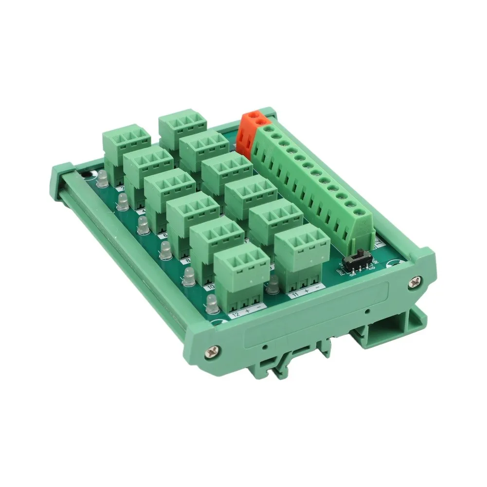 KP-12L-Gther-C 12-Channel Terminal Block for Sensor Signal Acquisition in Industrial Settings with NPN and PNP Compatibility