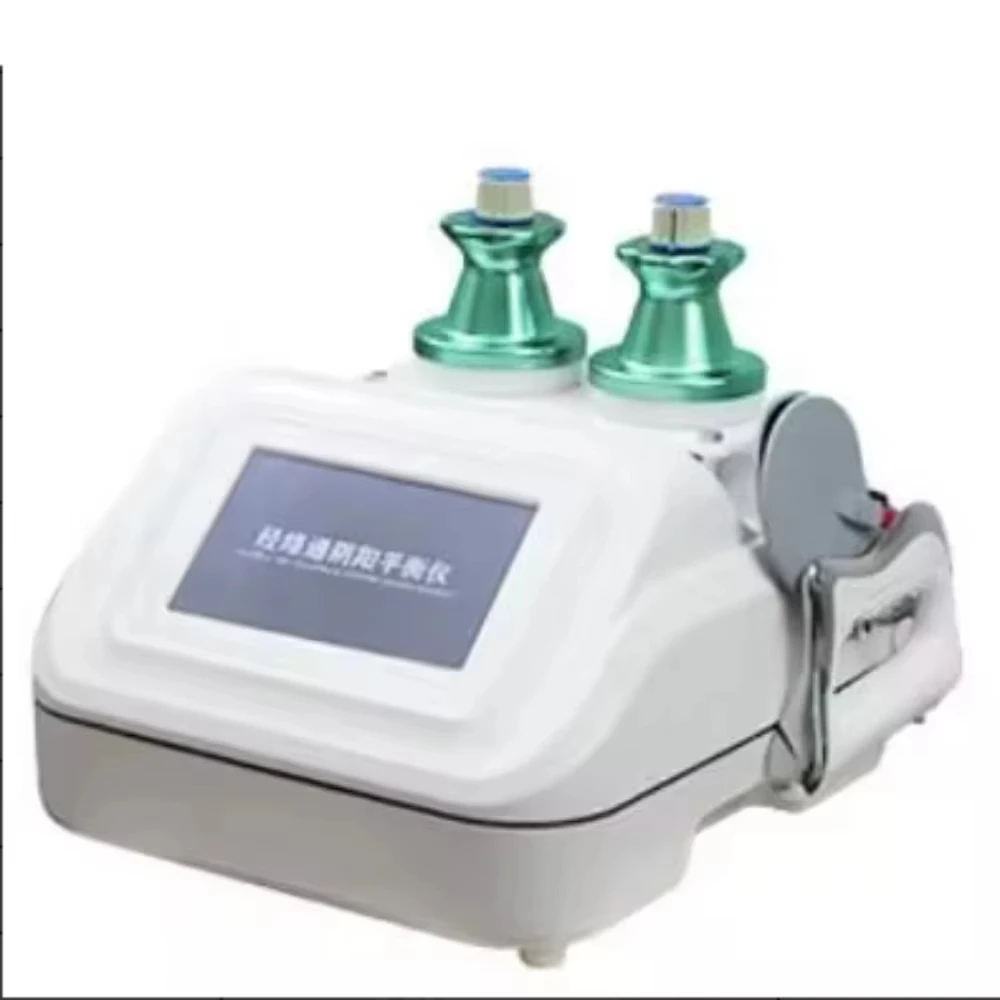 ماكينا eléctrica de drenaje linfativo EMS con calefaccional العضلات cuello masaje corporal microcorriente Meridia NewGaga التخلص