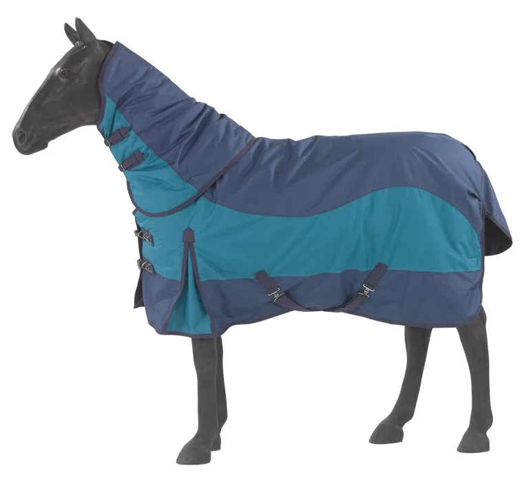 Horse Equipment Polyester Combo Winter Rug Heavyweight Horse Blanket Waterproof Turnout Ripstop Horse Rugs Racing Equestrian