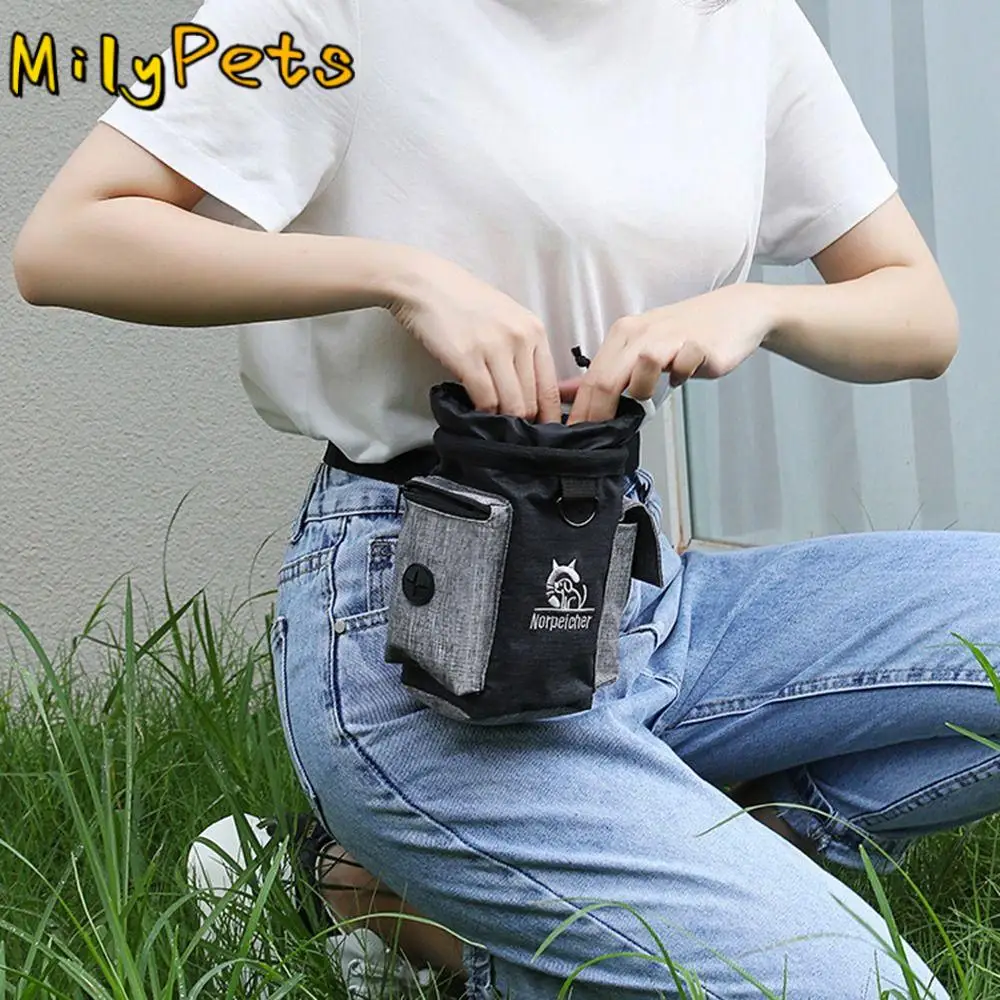 

Storage Pocket For Training Puppy Feeding Bag Garbage Bag Pet Training Waist Bag Dog Treat Pouch Pet Supplies Dog Treat Bag