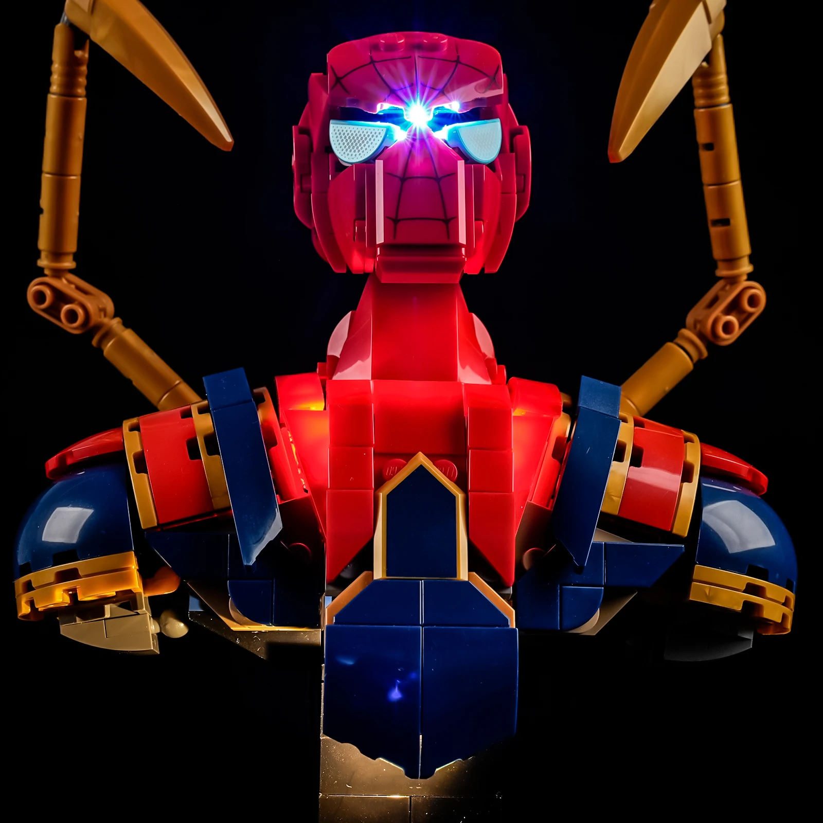 

HPROSPER 5V LED Light (No Model) for Lego 76326 Iron Spider-Man Bust Decorative Lamp With Battery Box