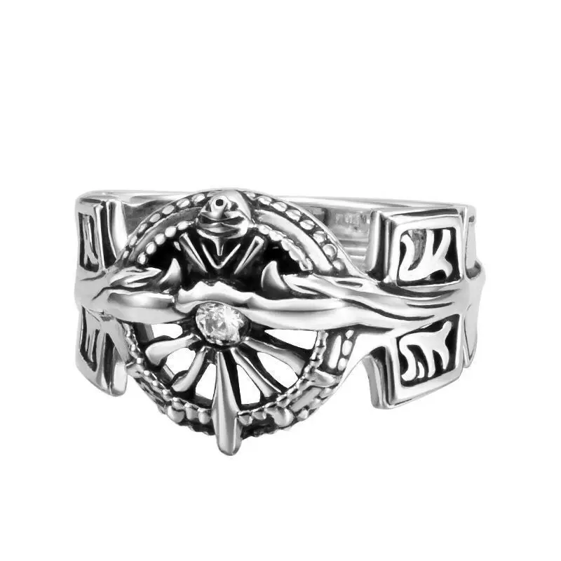 FF15 финальная фантазия XV кольцо из Люций Открытые Кольца для мужчин серебристое кольцо регулируемое кольцо фанаты Косплей драгоценности