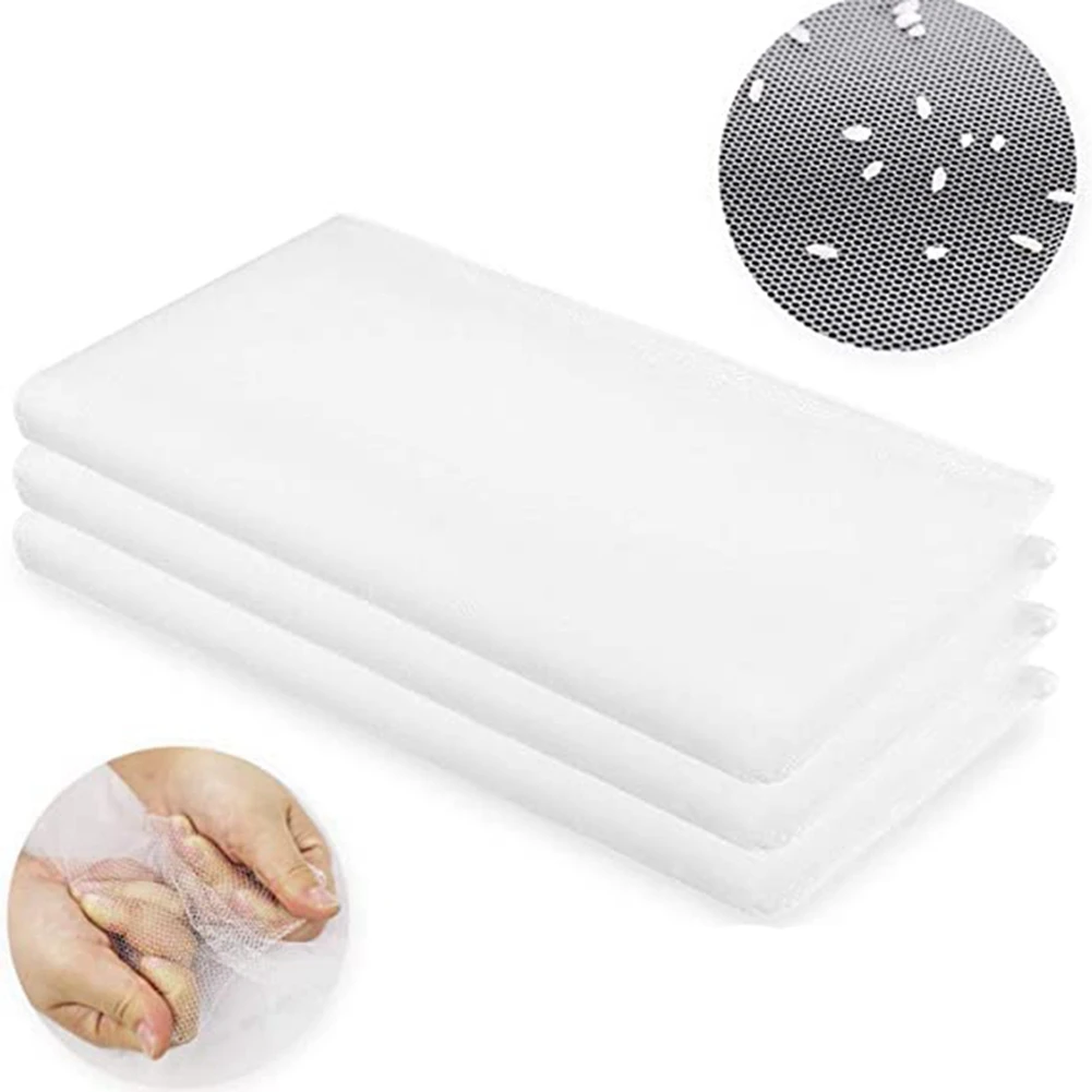 FAST-Mosquito Net For Window, 6 PCS Fly Window Screen Mesh Insect Netting Mosquito Protector And 6 Rolls Self-Adhesive Tapes
