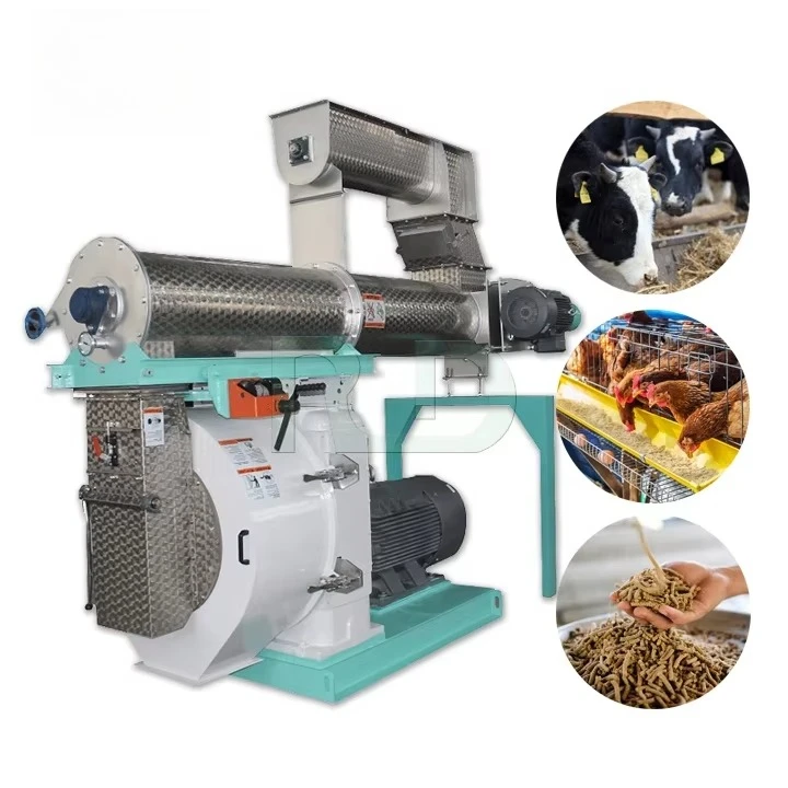 Máquina multifuncional del molino de la pellets de la alimentación animal pequeña 0.5-5t/h para hacer bolitas