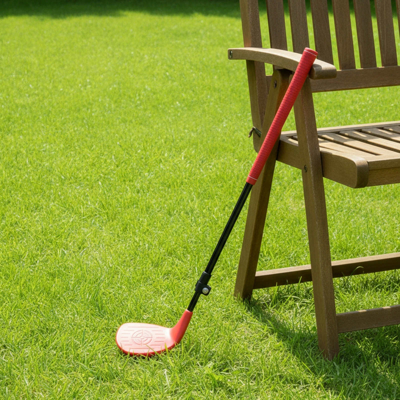 Golf Practice Club with Adjustable Shaft Non-Slip Telescopic Golf Club Indoor Warm-up for Golfers, Backyard