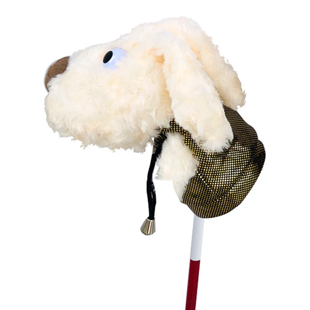 Golf Head Covers Animal Cap Set Dog Wooden Pole Set Fit Up to Men Lady Golf Club Cover ​Putter Headcover Number 3/5