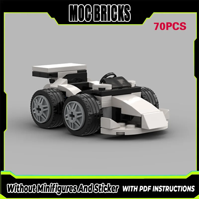 

Конструктор MOC: Модель гоночного автомобиля, классический микро-автомобиль, модульная технология, подарки, праздничный набор для сборки, детские игрушки