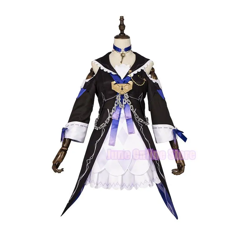 Honkai-Star Rail Cosplay Costume, Herta Cosplay Costume, Comic Show Clothes, Full Set of Animation Game Clothing, Wigs