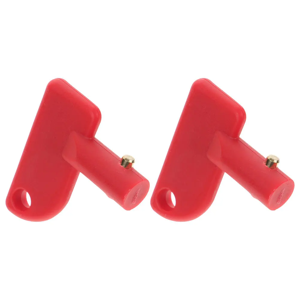 

2Pcs Car Isolator Accessories Disconnect Switch Handle Plastic Shutoff System Part for Emergency Power Cutoff and