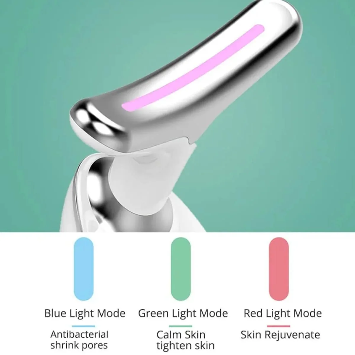 Neck And Face Beauty Device EMS Neck And Face Lifting Massager Skin Tightening Device LED Photon Therapy image 3