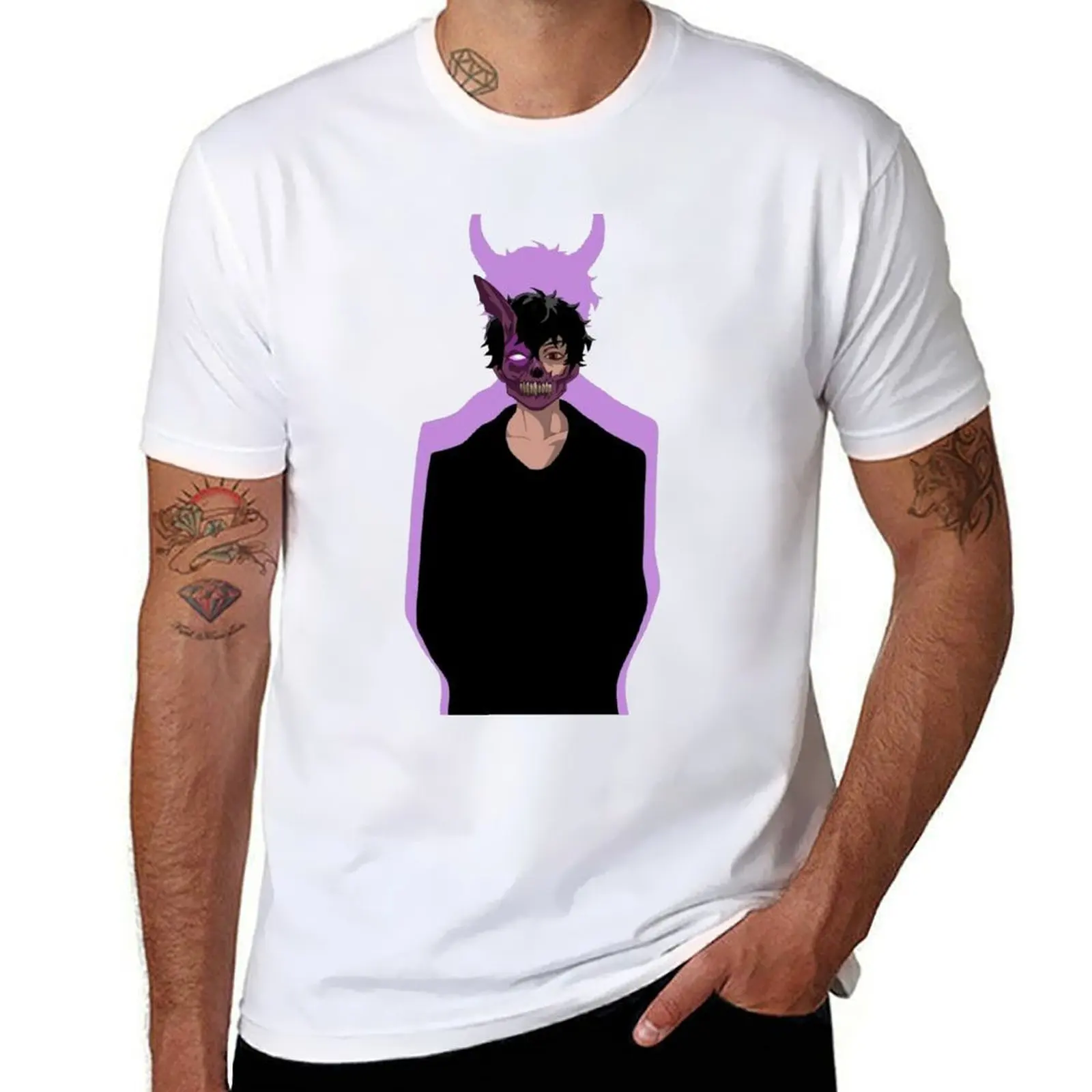 

Husbando Corpse Devil (White) T-Shirt man t shirts cotton t shirts for man cotton T-Shirt