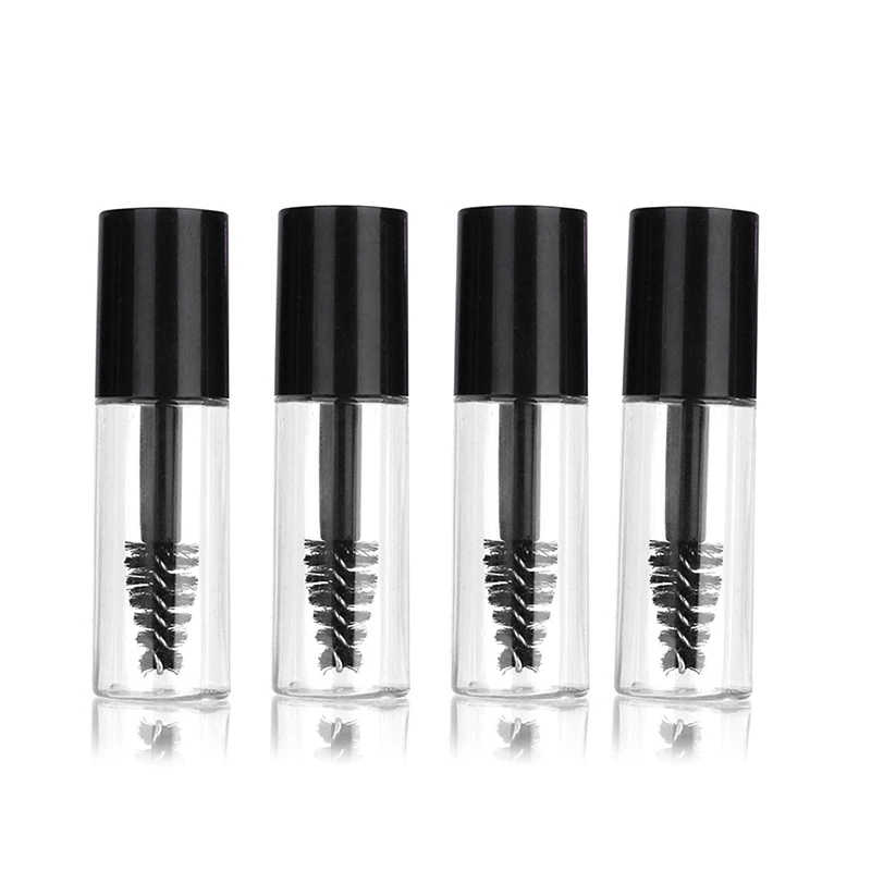 5pcs Empty Mascara Bottles With Wand Refillable Empty Mascara Tube DIY Wand Eyelash Cream Container Liquid Bottle