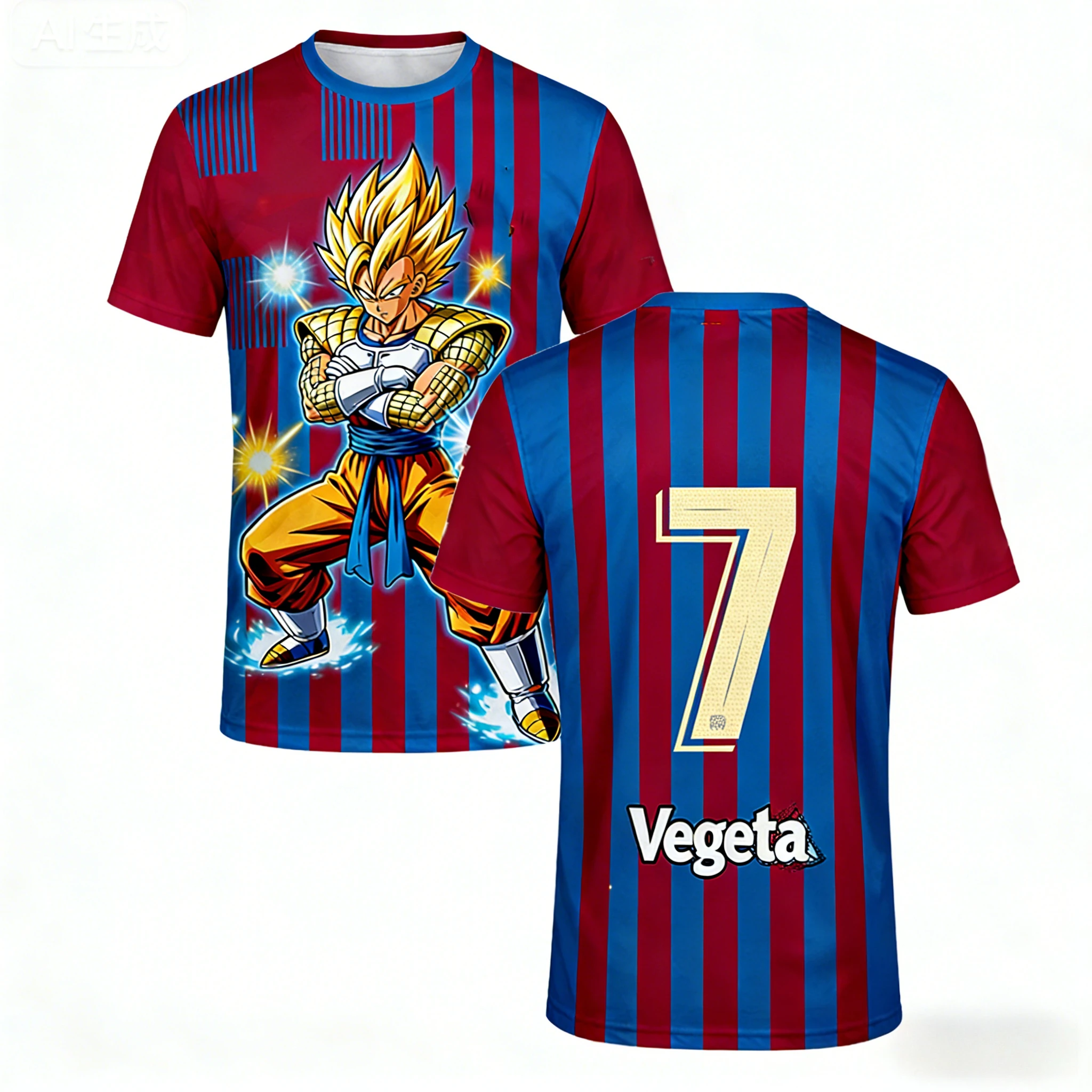 2026 Sommer Dragon Ball Retro Fitness T-Shirt Herren Oversized 3D-Druck Kurzarm Familien-Unisex Kinder-Sportshirt