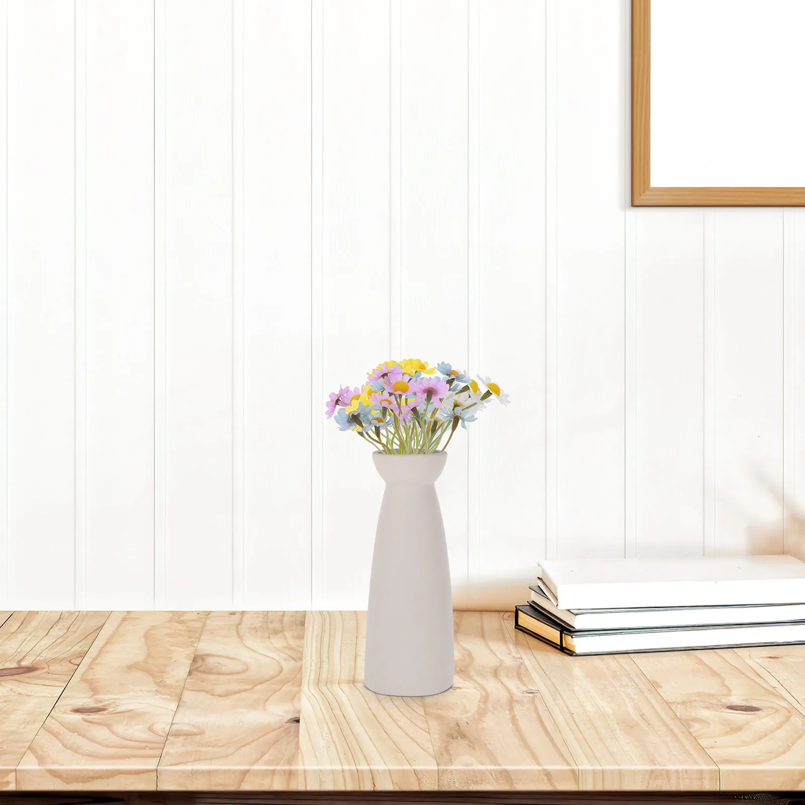 20Pcs Artificial Daisies Mini Faux Daisy Stems for Home Decorations Wedding Bouquets Tiny Silk Flower Bouquet Spring Garden Vase