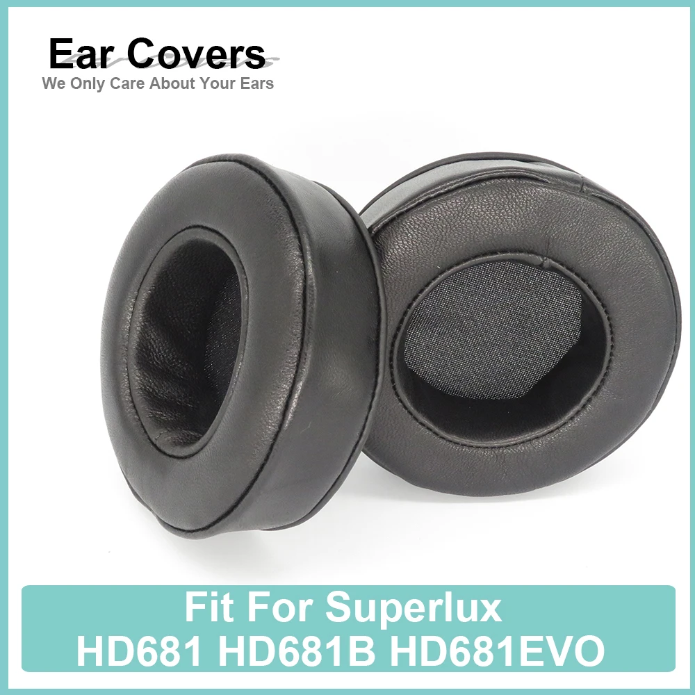 HD681 HD681B HD681EVO Earpads For Superlux Headphone Sheepskin Soft Comfortable Earcushions Pads Foam