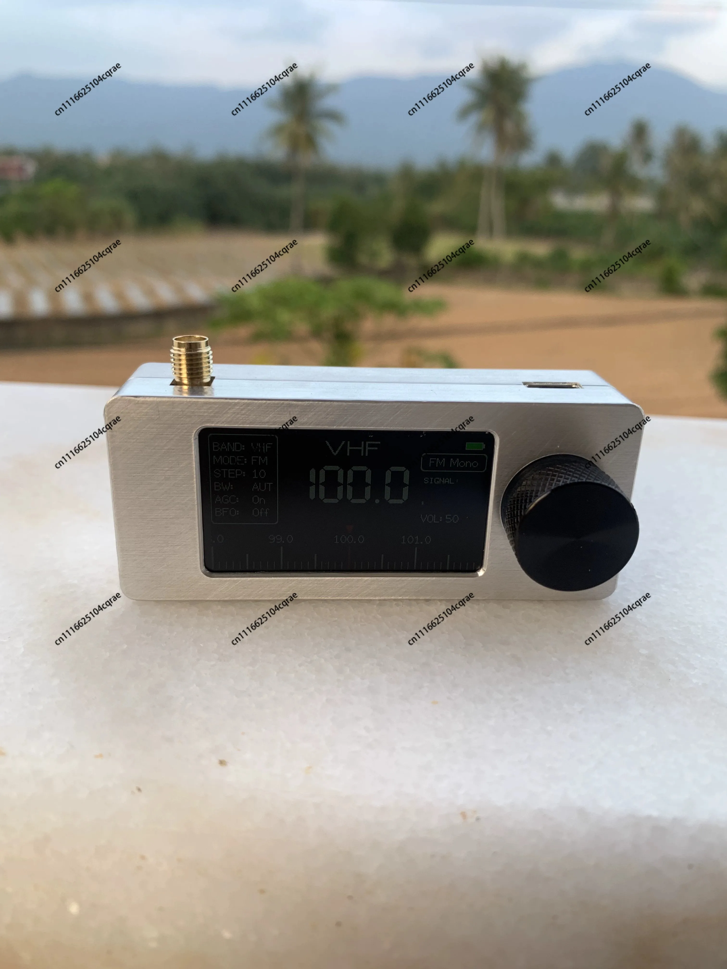 CNC shell open source ultra mini radio, MINI radio, SI4732 radio