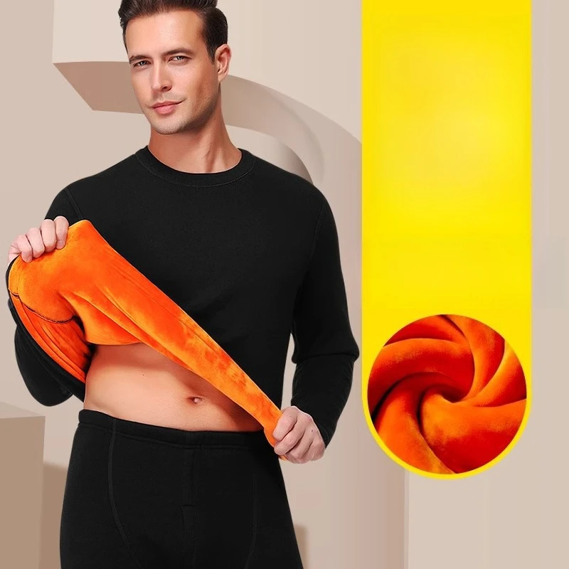 

Мужское бархатное термобелье, утепленное осенне-зимнее молодежное длинное кальсоны с длинными рукавами, толстая термотерморубашка, брючный костюм