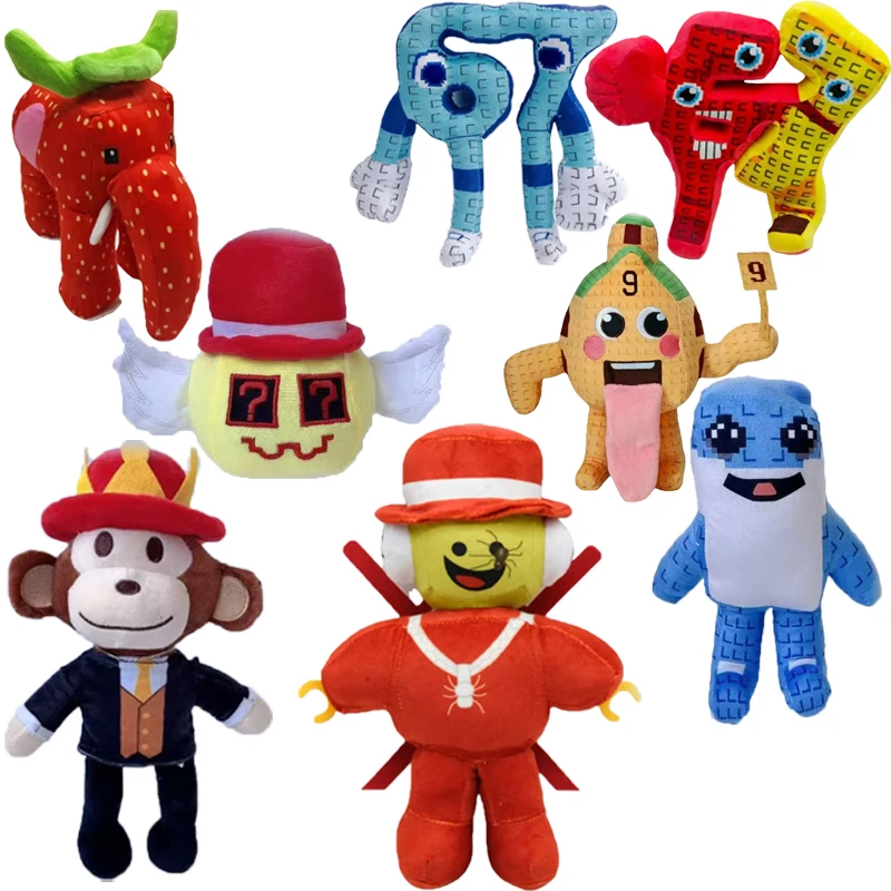 

Steel a Brainrot Funny Game Characters Peripheral Plush Toys Stuffed Cute Soft Doll Toys unique design for Children BrithdayGift