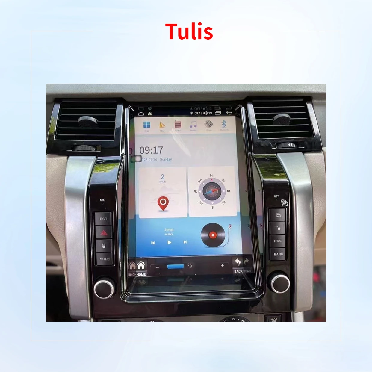 Reproductor de DVD estilo Tulis para coche, Radio estéreo con navegación GPS, Android, para Sport L320 2005-2009