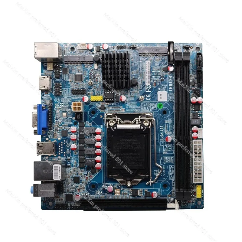 Mini placa principal M61X11F, memoria DDR3, placa principal de control industrial H61itx, tablero principal de juego H61 de 155 pines