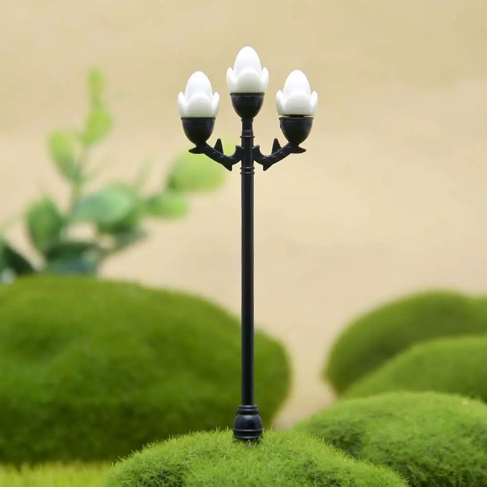 크리 에이 티브 플라스틱 정원 요정 장식 홈 가로등 조경 미니어처 램프 인공 램프
