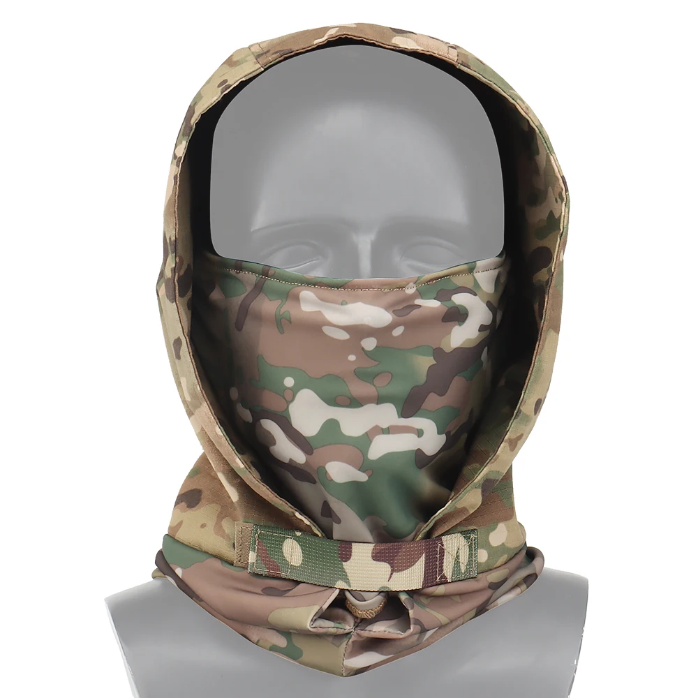 Tactical Hood Half-face Mask Wild Suit Assassin Prophet Style for Airsoft  Paintball Hunting Halloween Mask Accessories