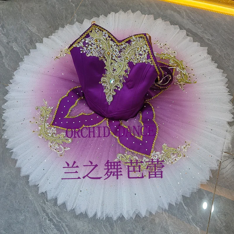BT2507079 taille personnalisée professionnelle couleur personnalisée enfants filles femmes adultes lilas Ballet Tutu Costumes