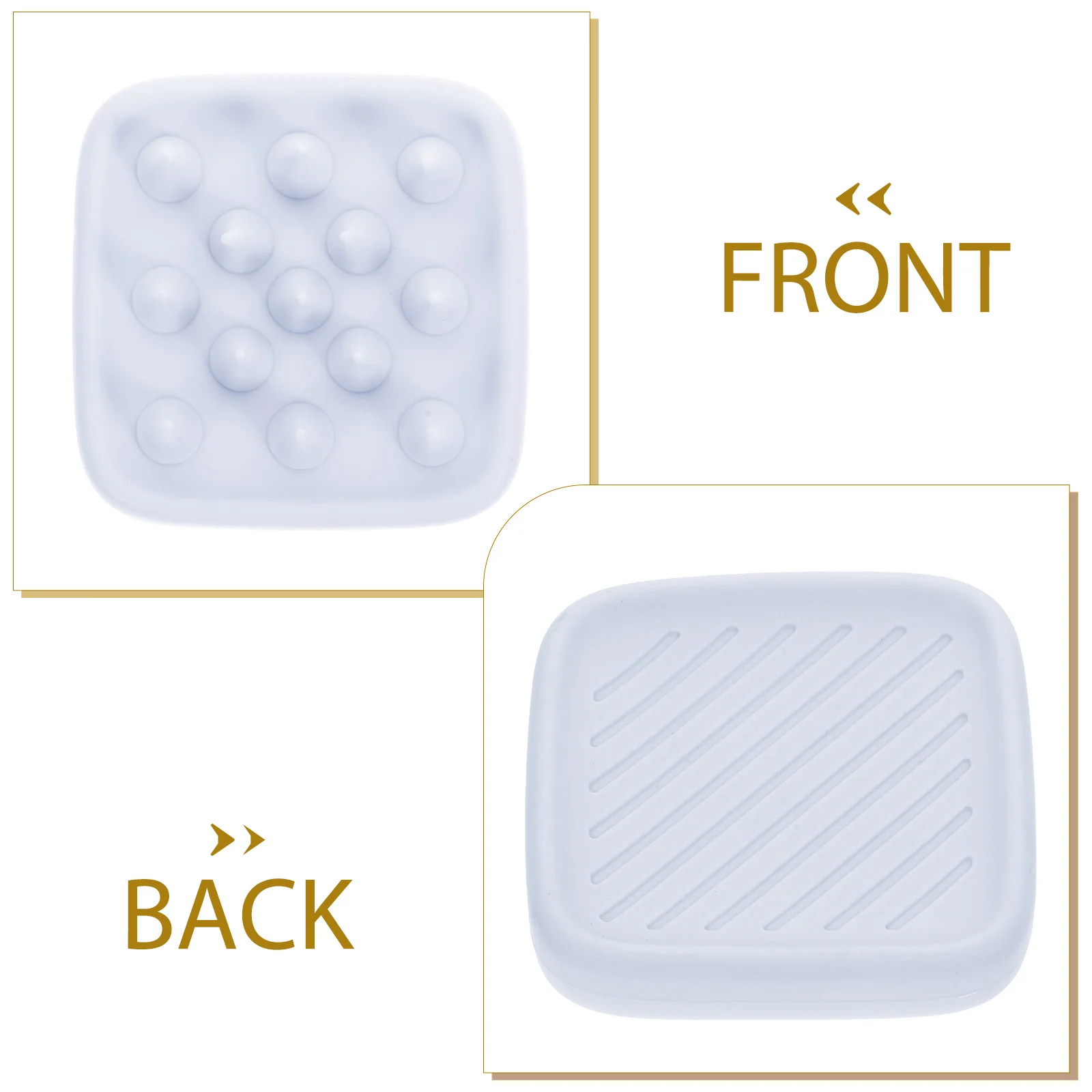 

Silicone Shampoo Brush Scalp Massager Square Hair Scrubber Exfoliator D ruff Treatment Massage Tool Bathing Aid