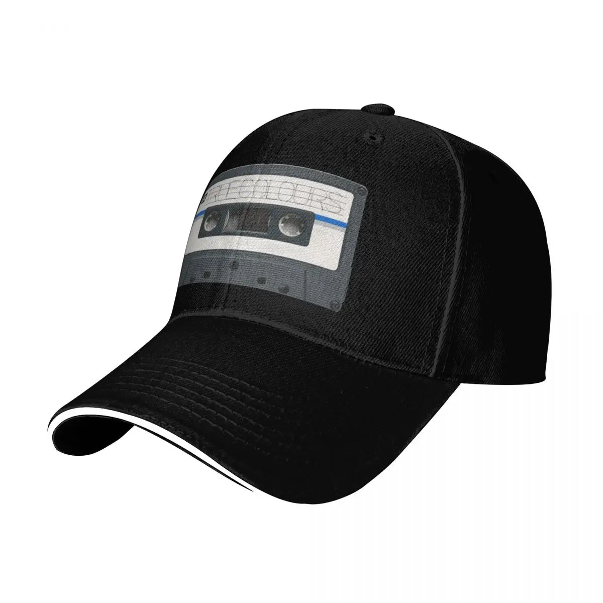 True Colours by Split Enz cassette tape Baseball Cap Vintage Retro Embroidered Lightweight Packable Gift for Him Her
