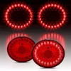 Chevrolet Corvette C6 2005-2013 미등 어셈블리 2DR 4pcs 공장 빨간색 렌즈 LED 테일 브레이크 라이트 신호 램프 용 테일 라이트 4