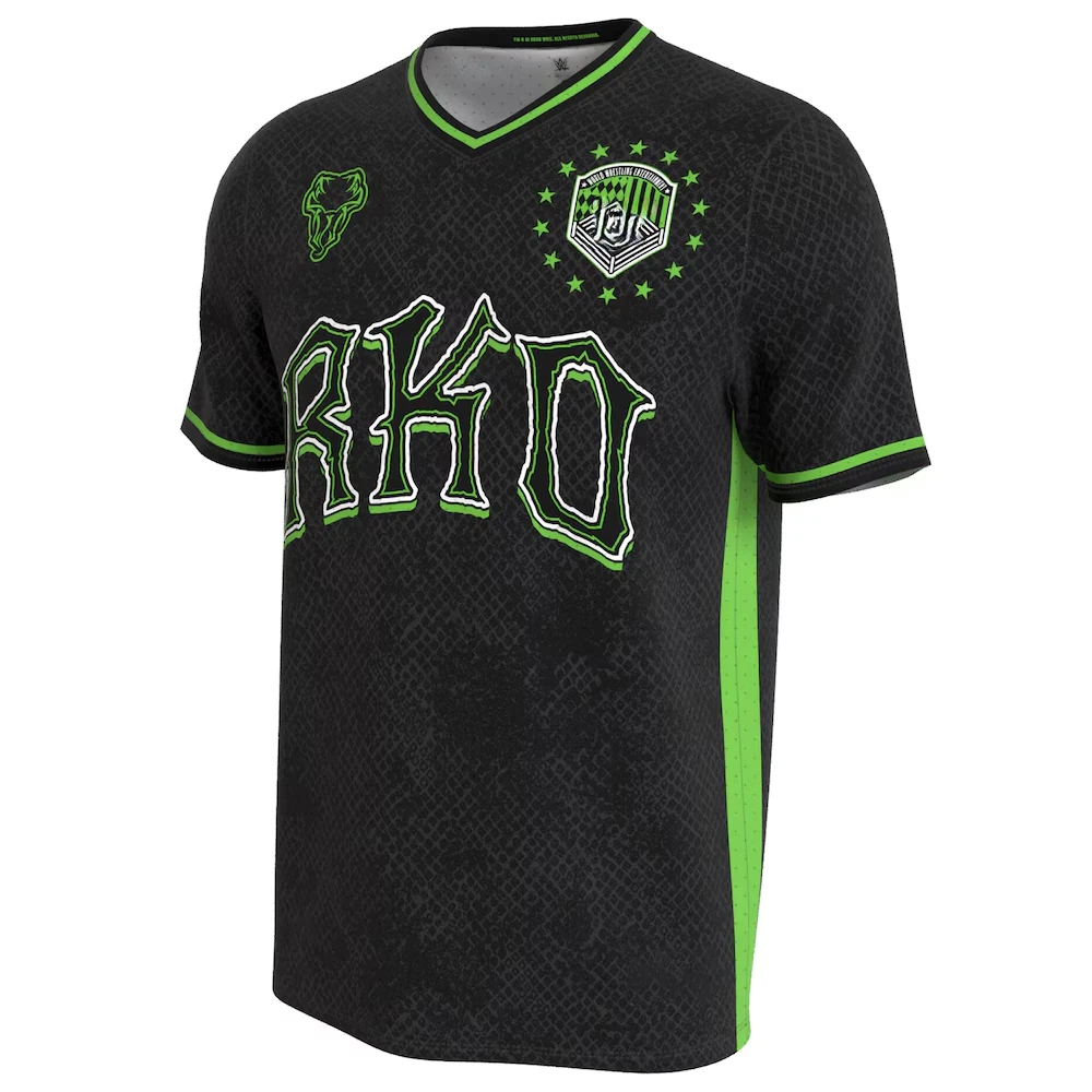 Unisex Black Randy Orton Soccer Jersey 3D Printed Outdoor Sports Quick Drying V-Neck Short Sleeve Football Training T-Shirt 2026