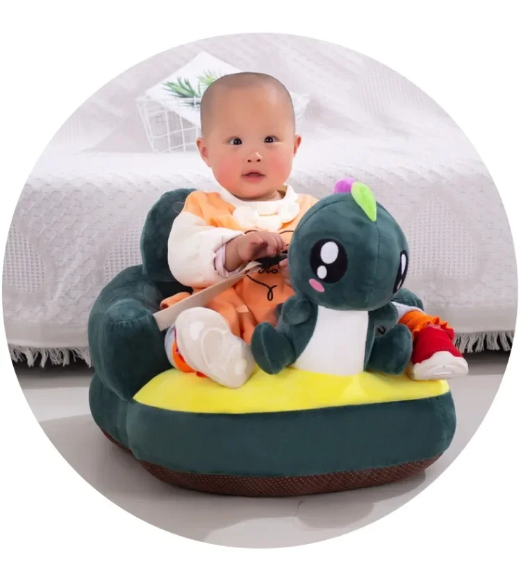 Baby Seat Sofa Support Cover Infant Learning to Sit Plush Chair Skin for Toddler - Dropshipping