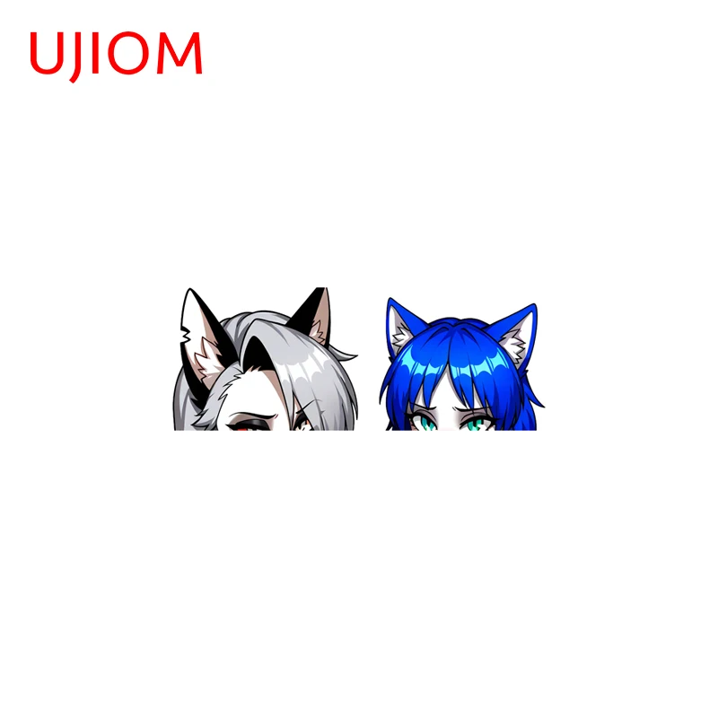 UJIOM Trickery Furry Loona Wall Sticker Exquisite Fashionable Sunscreen Hey-tai Decal Kitchen Cupboard No Trespassing Decor