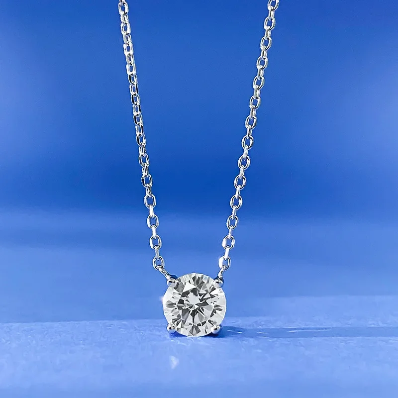 

Новое европейское и американское ожерелье из серебра S925 6,5 мм, модное универсальное ожерелье в один карат для женских украшений