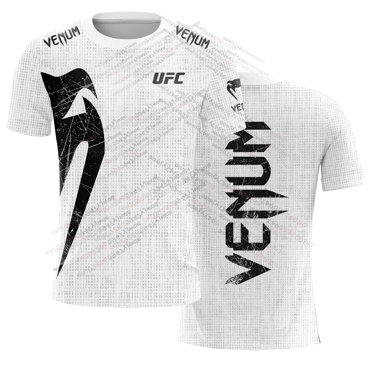 Men's Ufc Black Whi…