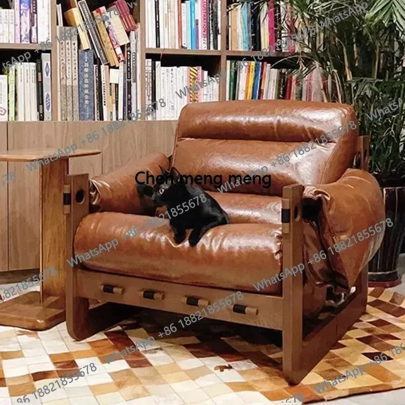 Sillas nórdicas de lujo para sala de estar, sillón cómodo para salón, cafetería, sillón reclinable, diseño de oficina, Sillon, muebles individuales para el hogar