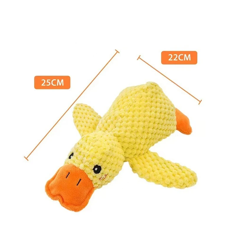 Dog Sleeping Toy Duck Chew Sounding Toy for Medium Large Dogs Outdoor Interactive Pet Training Toy Dog Accessories