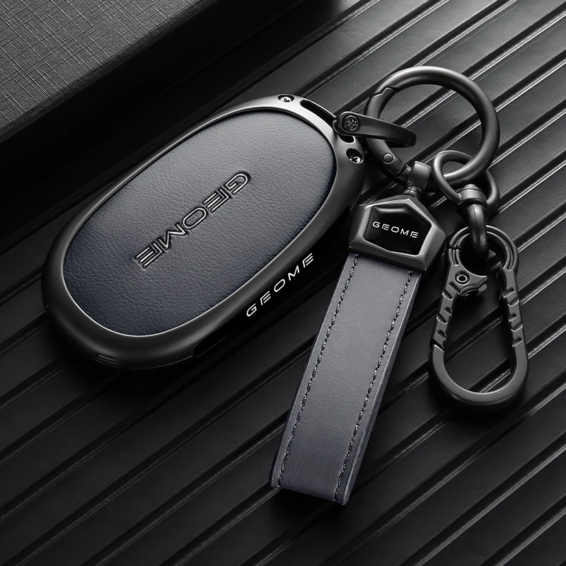 Key Fob Cover Full Protection Shockproof For Geely EX2 GEOME E2 Proton EMAS 5 Zinc Alloy Heavy Duty Universal Car Accessories
