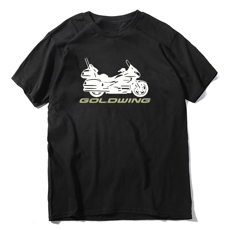 Camiseta de algodón Hon Goldwing Gold Wing 2023 GL1800 Motorrad, 1800 Camisetas divertidas Unisex,