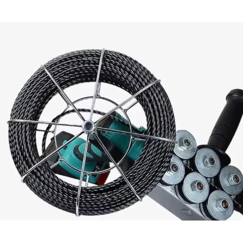 High-efficiency DC Variable Speed Convenient Cordless Cable Automatic Cable Leading Electric Rechargeable Threading Machine