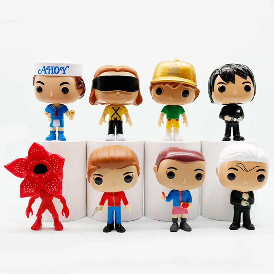 4 Stili di Action Figure Anime Stranger Things: Jane Ives/Will Byers/Mike Wheeler, Statuette in Vinile per Cosplay, Ornamenti, Giocattoli, Regalo di Compleanno